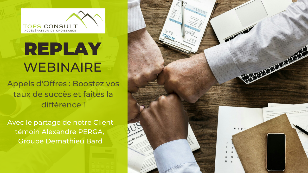 Replay webinaire Appels d’Offres