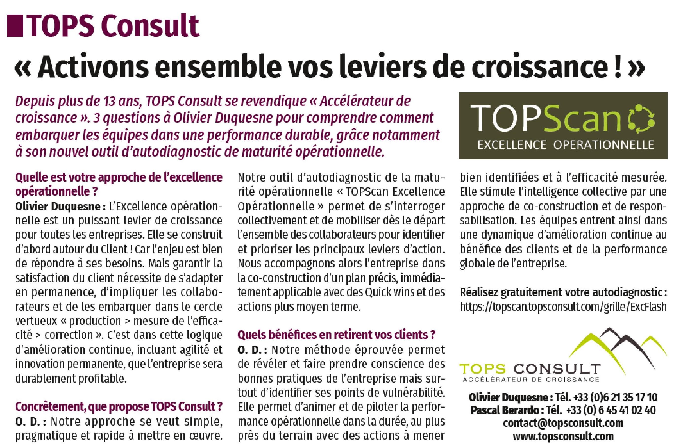 TOPScan Excellence Opérationnelle