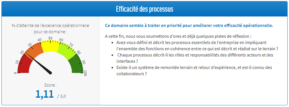 schema efficacité processus